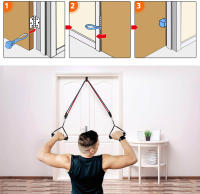 Bandas de resistencia ejercicio conjunto Pull Band 5 tubo aros de goma de banda de potencia entrenamiento de fuerza de aptitud de los hombres las mujeres - details 5