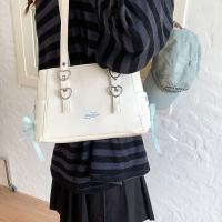 Bolsos de hombro con cinta de gama alta para ocio, mochila versátil de cuero PU con pajarita, bolsos de mano dulces de gran capacidad para mujeres y estudiantes - details 15