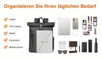 Moqueta Ligera Antirrobo de 20-25L para Hombres y Mujeres - Múltiples Compartimentos, Correas Ajustables, Diseño Duradero de Cáscara Suave en 6 Colores (, Blanco, Gris, Beige, Azul Marino, Rosa) - Mochila Diaria para la Escuela, Trabajo, Deportes al Aire - details 3
