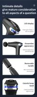 Pistola de masaje profesional, masajeador muscular de tejido profundo para cuerpo completo, alivio del dolor y cuello - details 14