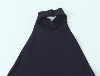 Vestido Largo con Cuello Halter para Mujer OUWU Elegante con Hombros Descubiertos y Espalda Descubierta Maxi Sexy para Primavera y Verano Vestido de Fiesta Liso Elegante - details 4