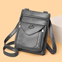Funda para funda, bolso cruzado de tres capas para teléfono, bolso de pecho Retro impermeable para teléfono, bolso de mensajero Vintage de gran capacidad para teléfono móvil - details 7