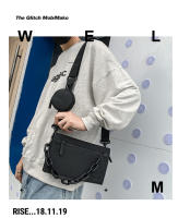 Nuevos bolsos para hombres y mujeres, bolsos de cadena personalizados de moda, bolsos de mensajero de hombro neutros y versátiles de moda, bolsos cuadrados pequeños. - details 8