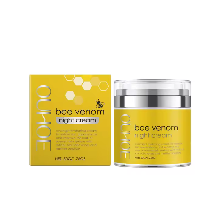 Crema facial reafirmante de noche para nutrir, iluminar, hidratar, hidratar y reducir las arrugas - 1