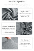 Funda de silla de spandex jacquard para banquetes, oficina, fiesta, elástico, protector de silla de comedor lavable extraíble - details 4