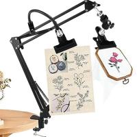 Soporte de aro de bordado de Metal ajustable, 360, para coser artesanías de punto de cruz - details 0