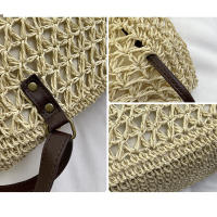 Bolsa de paja de verano para mujer, mochila de moda - details 14