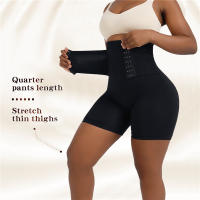 Nueva Sujetador De Cintura Alta Para Mujer Con Enganche Control De Abdomen Elevador De Glúteos Faja Shapewear Corto Slimming - details 7