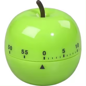 Temporizador de cocina novedoso, temporizador mecánico con forma de fruta de 60 minutos/1 hora, necesidades para cocinar y hornear - 1