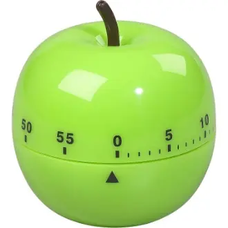 Temporizador de cocina novedoso, temporizador mecánico con forma de fruta de 60 minutos/1 hora, necesidades para cocinar y hornear - 1