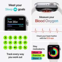 Apple Watch Series 6 (GPS, 44 mm) - Caja de aluminio gris espacial con correa deportiva negra (renovada) - details 5