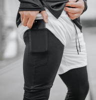 Pantalones cortos deportivos para hombre Pantalones cortos deportivos Muscle Fitness Brothers - details 0