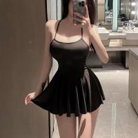 Vestido Mini de Lentejuelas de Moda para Mujeres Uniforme Suave, Sin Espalda, con Volantes, Perfecto para Clubes Nocturnos - details 5