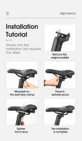 WEST BIKING-sillín de GEL de sílice para bicicleta, suave, amortiguador, transpirable, hueco - details 15