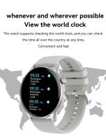 HK85-reloj inteligente para hombre y mujer, accesorio de pulsera resistente al agua IP67 con control del ritmo cardíaco, Pantalla AMOLED 1,43, seguimiento de actividad deportiva - details 8
