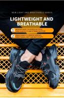 Zapatos de Satén Indestructibles para Hombres Botas de Trabajo de Acero Antideslizantes Transpirables a Prueba de Agujas Ligeras y Cómodas - details 5