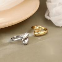 Anillo abierto con diseño de gota de agua, joyería de dedo de estilo Simple para regalo de fiesta informal diario - details 4