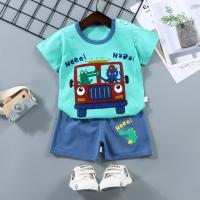 Conjunto de Manga Corta para Niños Puro Algodón Camisetas de Verano para Bebés - details 19