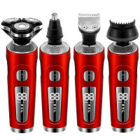 Afeitadora eléctrica 4 en 1 para hombre, recortadora 3D flotante, carga rápida USB, recortadora de barba portátil - details 15