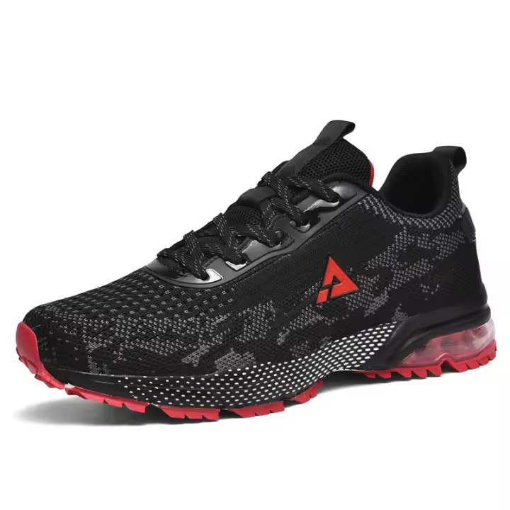 La marca de ropa de hombre que ejecuta zapatos cómodos con amortiguación de aire, calza deportiva casual f - 1