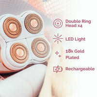 Depiladora de depilación indolora para mujeres y hombres, afeitadora hine femenina, máquina de afeitar para piernas, cuerpo, labio eléctrico, mejilla y Dama - details 0