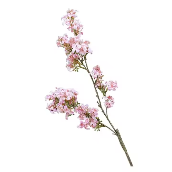 DIY florero de decoración Retro Artificial flor de tomillo de lujo realista rama de flor de tomillo elegante flor falsa de plástico decoración para sala de estar - 1