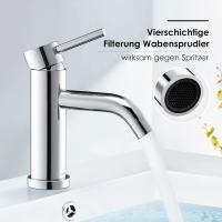 Grifo de Baño de Acero Inoxidable Cromado - details 1