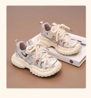 Zapatos deportivos para niños y niñas, zapatillas informales con cordones, malla de aire transpirable, otoño e invierno, 2024 - details 7