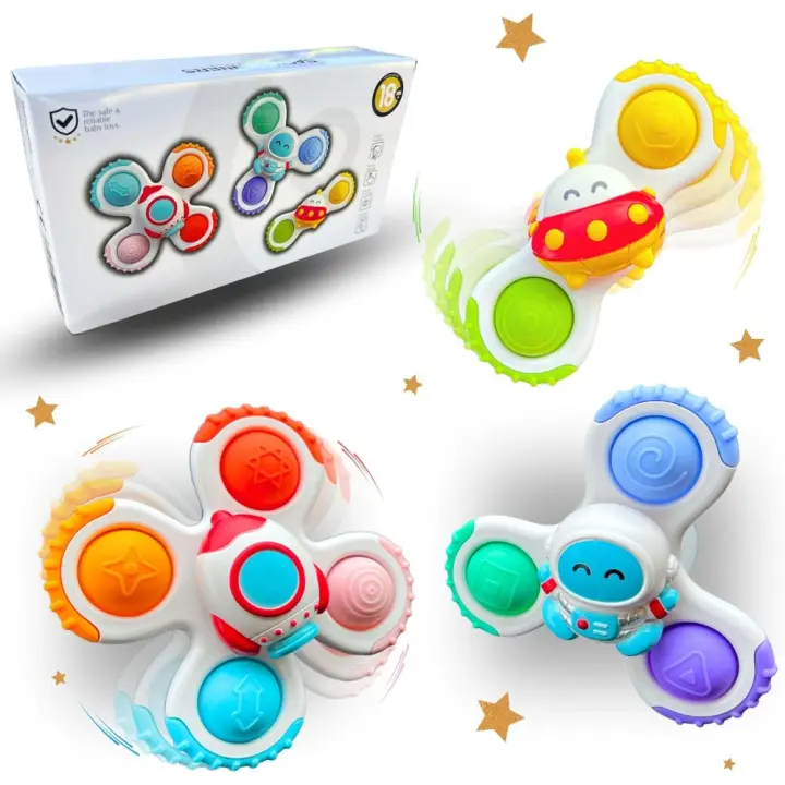 Spinner antiestrés para bebé, Juguete para bebé de 1 año - 1
