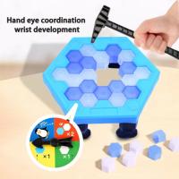 Tocar-rompecabezas de mesa de entrenamiento para Niños y niñas, Juguete infantil para salvar al pingüino, el hielo - details 3