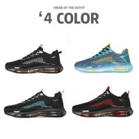 2025 nuevos zapatos de hombre de gran tamaño, estilo deportivo de malla transpirable, parte inferior gruesa, altura aumentada, zapatos para correr de moda urbana - details 3