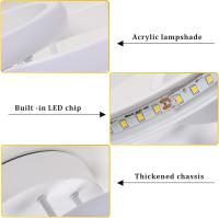 Plafón de Techo LED Redondo Blanco 22W GOECO, Luz Blanca 6500K, Aluminio,  25x17x9 cm - details 1