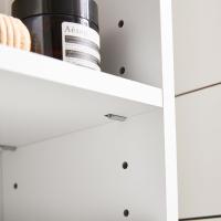 Mueble de Baño Alto Armario de Pilar con 5 Estantes Abiertos 2 Puertas y 1 Cajón - details 78