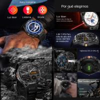 Reloj inteligente con luz LED y Bluetooth para hombre - details 0