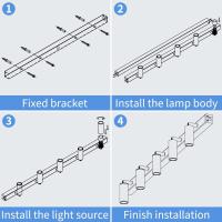 Modernas Luces LED Giratorias Plafón con Luces Interiores para Dormitorio Cocina Baño - details 17
