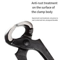 Alicates de punta plana de doble oreja, ajuste continuo del borde de la garganta, cascanueces multifuncional, Alicates de corte duraderos, reparación de automóviles - details 9