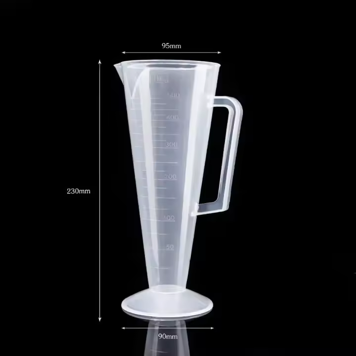 Taza medidora de líquidos transparente de gran capacidad, suministros de cocina PP, 25/50/100/250/500ml - 1