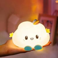 Pequeño dibujos animados lindo nube luz nocturna no deslumbrante niños dormitorio mesita de noche luz niño niña regalos de cumpleaños decoración del hogar - details 4