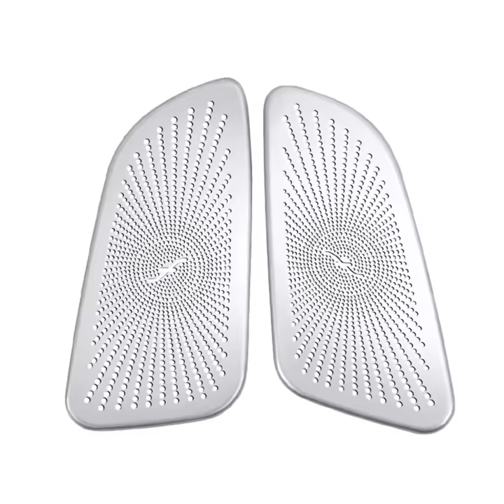 Cubierta de bocina para salpicadero de coche, embellecedor de salida de aire para Mercedes Benz GLC Clase C W205 C260 C200 X253 2015-2021, cubierta de altavoz - 1