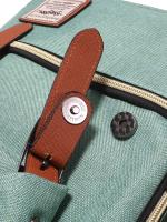 Mochila retro para ordenador portátil con puerto de carga USB, mochila de viaje impermeable para hombres y mujeres - details 6
