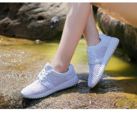 Zapatillas de correr de malla transpirable para mujer, zapatos de entrenamiento cómodos, zapatillas de gimnasio, zapatillas de tenis deportivas antideslizantes para exteriores, Verano - details 14