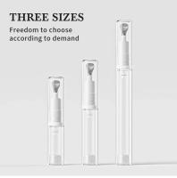 Contenedor de botella con bomba sin aire para crema de ojos, contenedor de cosméticos con cabezal de punta de Metal, rellenable, vacío, 5/10/15ml - details 5