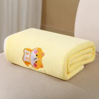 Toalla de baño impresa para bebé, absorbente, sin pelusas, patrón bordado encantador, textura ligera y suave, tacto delicado - details 12