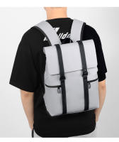 Mochila para ordenador portátil, mochilas impermeables para estudiantes, bolsa de viaje, PU de alta calidad, logotipo impreso de gran capacidad - details 13
