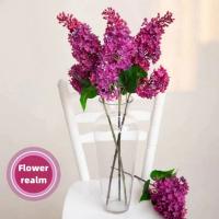 Flor Lila de silicona Artificial rosa, púrpura, 75 Cm, plantas artificiales de imitación, simulación de flores falsas de plástico, adornos para el salón - details 10