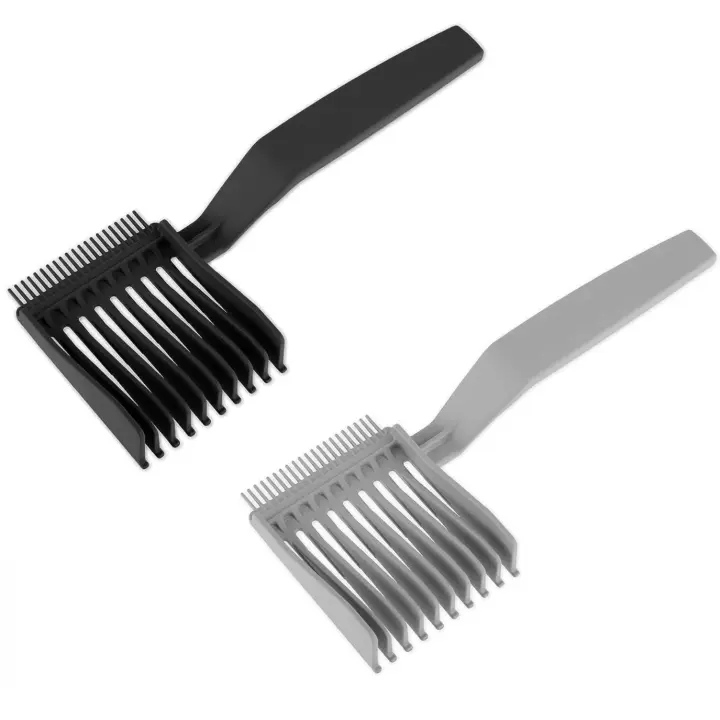 Peine de Peluquería para Hombres, Peine de Peluquería con Diseño Degradado, 2 Piezas - 1