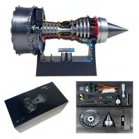 Motor de avión turboventilador TR-900, juguete artesanal, kit de modelo de función de motor LED, regalo de vacaciones para adolescentes o adultos - details 5
