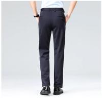 Pantalones informales elásticos para hombre, pantalones de traje de negocios, pantalones de vestir transpirables para primavera y verano, pantalones de trabajo de longitud completa para hombre - details 9