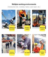 Zapatos de seguridad indestructibles con punta de acero, ligeros, antideslizantes, antipinchazos, antigolpes, con botón giratorio, zapatos de trabajo para hombres. - details 1