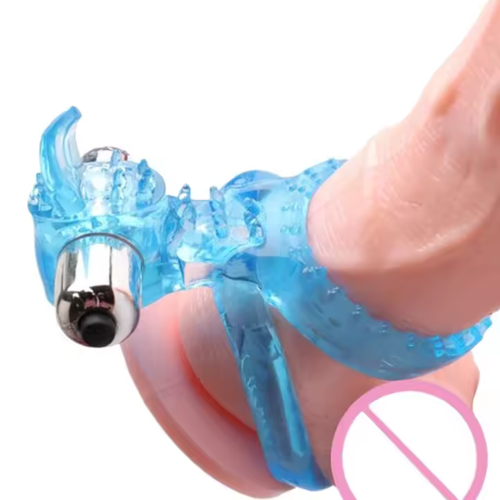Empaque privado SEXY Potente Retraso Duración más larga Seguro Dildo Vibrador para Hombres Adultos Anillo - 1